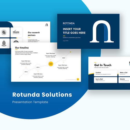 Design a sharp and modern Powerpoint Template for a DATA firm! Design by Graph Zoon
