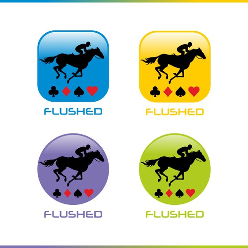 Flushed Icon Logo Design by Unique V Designs