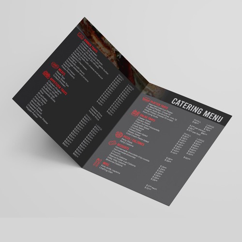 Love Food??? Create a modern, stylish Catering Menu for Anthony's Design by FlipVinoya