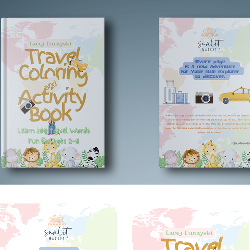 Design title and subtitle for coloring book Design by muh romi