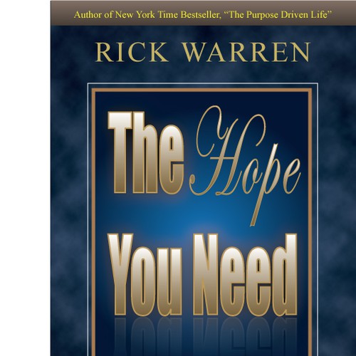 KamNyさんのDesign Rick Warren's New Book Coverデザイン