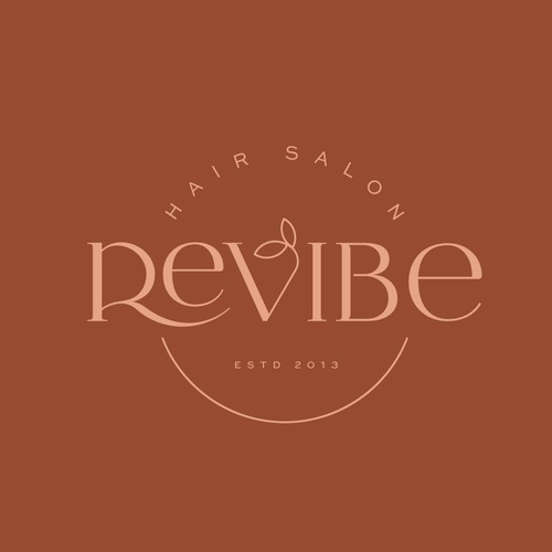 Boho Chic hair salon logo to attract the modern woman Design by Blanc Lueur