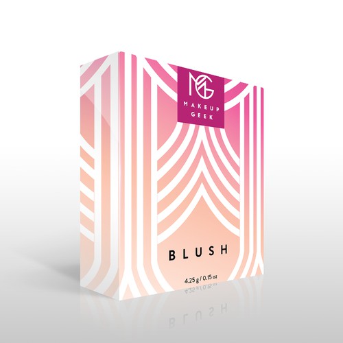 Makeup Geek Blush Box w/ Art Deco Influences Design by HollyMcA