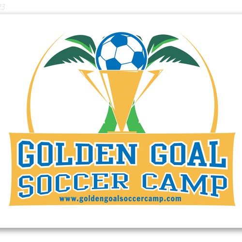 LOGO for Golden Goal Soccer Camp Logo design contest