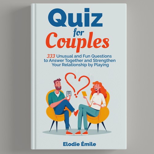 Design a book cover for a Couples Quiz Design by Crimson Lemons