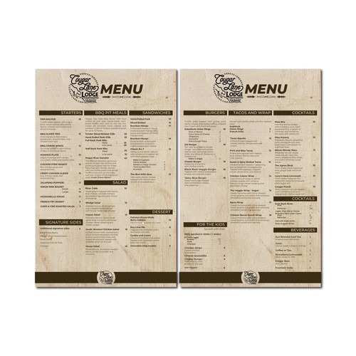 Menu contest entry by Josua carlos