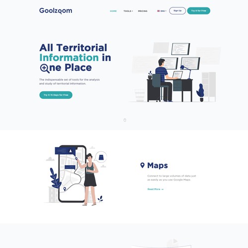Landing page design contest entry by Tushar K∎