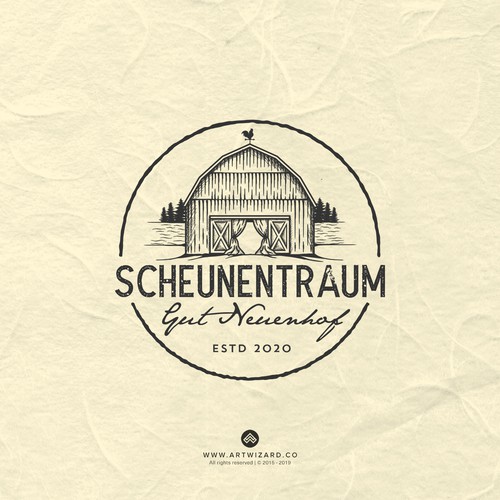 "Eventscheune Vintage-Retro Style sucht ein Corporate Design" winning Logo & brand identity pack