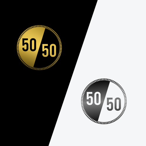 Desing a raffle competition logo for 50/50 Design by hidden master