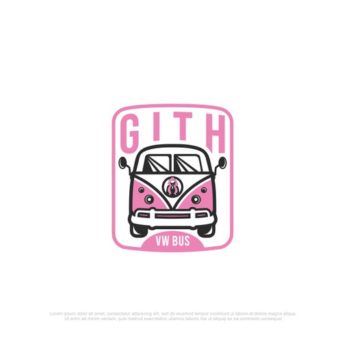 VW Bus Logo for a non-profit Design by Cengkeling