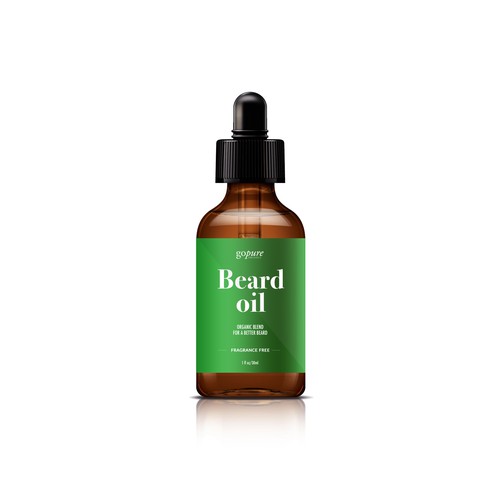 Create a High End Label for an All Natural Beard Oil! Design por Dennotben