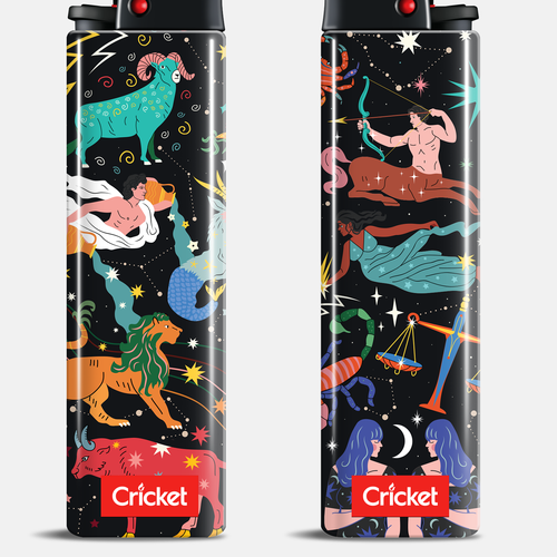 Create Art on a Lighter: Astrology, Y2K, Rave & Aliens! [multiple winners] Design by Molecula