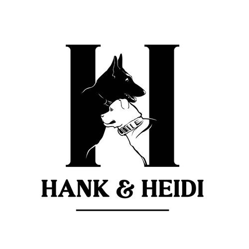 Want a logo that incorporates my dogs. Design by Parbati