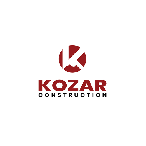 Simple Construction Company Logo with Creativity Design by Danielf_