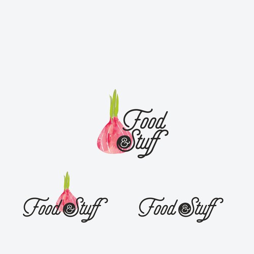 Design a logo for a place that sells food, and stuff: Food & Stuff Design réalisé par ∴ S O P H I Ē ∴