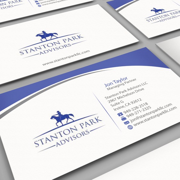 Investment banking firm needs professional business card design