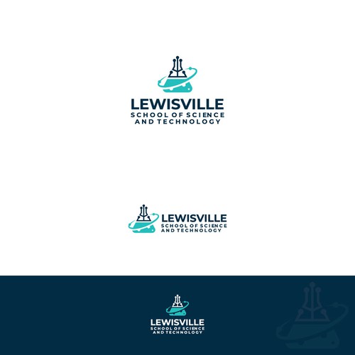 Lewisville SciTech Logo Design by Zoxy_bg