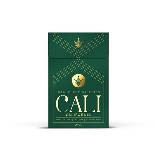 Hemp Cigarette Pack Preliminary Design Design by SRAA