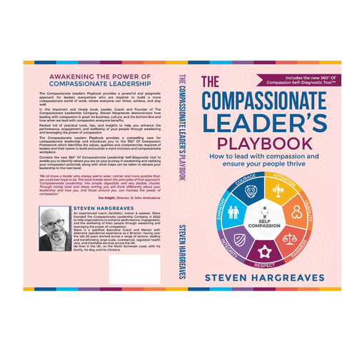 Compassionate Leadership Book Needs Practical Cover Design Design by romy