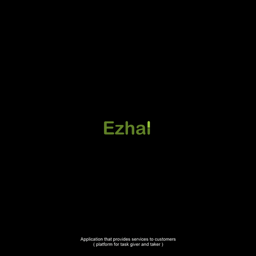 Mobile application logo for "Ezhal" Design réalisé par Raden Gatotkaca