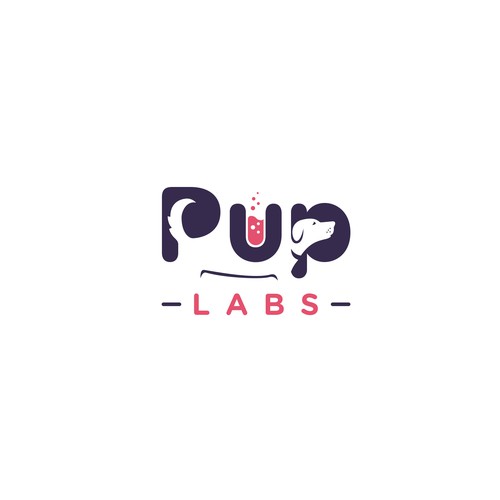 Pup Labs Logo Design Design by WebSky☁️