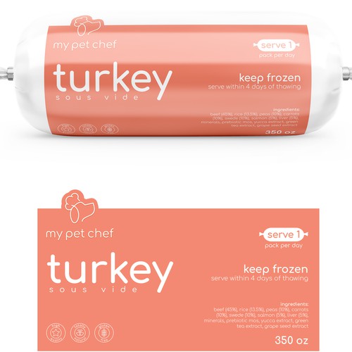 Premium Fresh Dog Food Design by Totoya