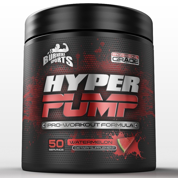 Re design label of sport supplement company Product label contest