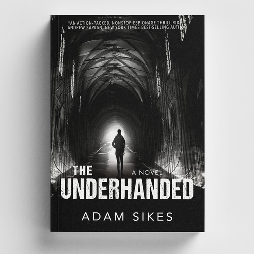 THE UNDERHANDED - a new geo-political espionage thriller from former CIA officer Adam Sikes Diseño de -Saga-