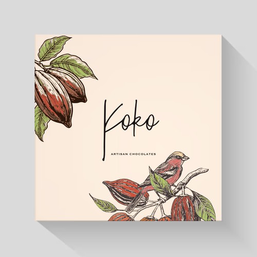 Design a folding chocolate box Design by ve_sta