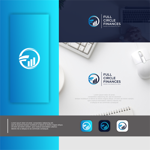 Diseño de Simple but eye catching Full Circle logo for retirees de axioo