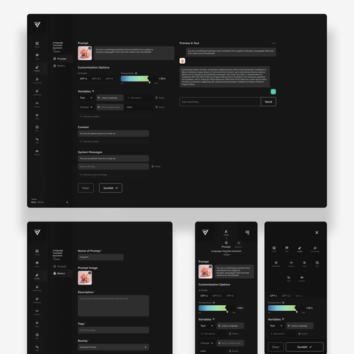 UI/UX Redesign for ChatGPT Prompts Platform Design by Thiell