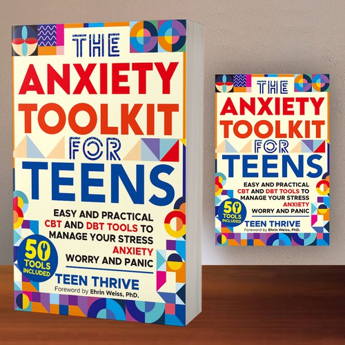 Book cover that POPS and ATTRACTS ATTENTION for TEENS (topic: Anxiety for Teens) Design by ^andanGSuhana^