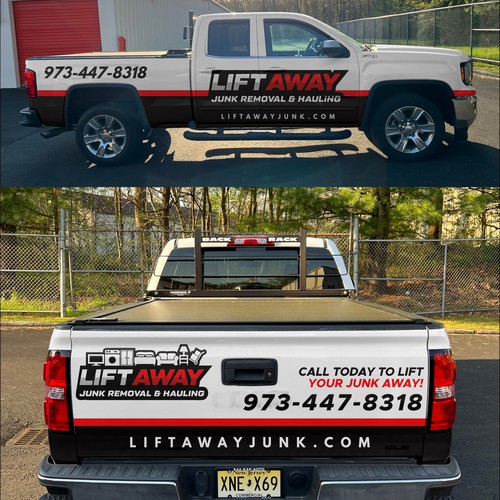 Cool Truck Wrap for Junk Removal Business Design by dnite