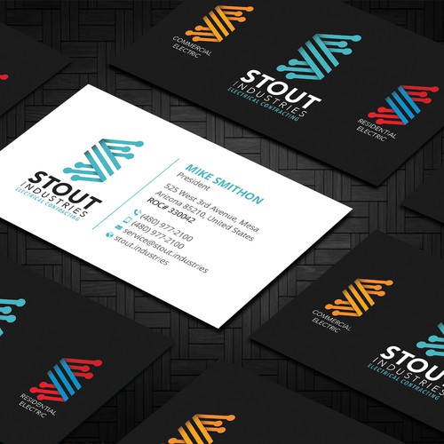 Electrical Contractor needs sleek business card Design by Taaiebah