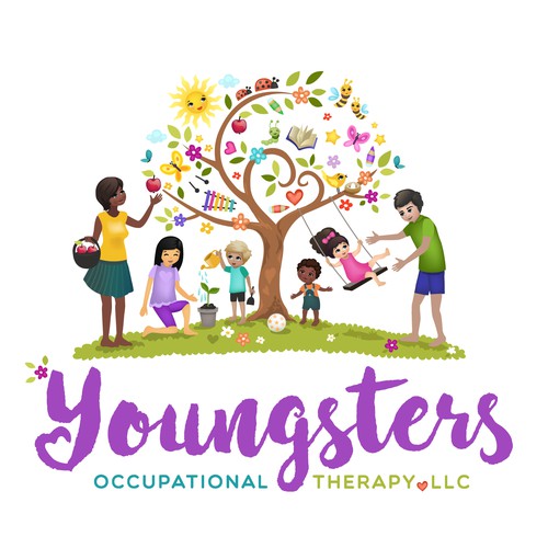 Family-centered children's therapy business needs a creative design Ontwerp door agnes design