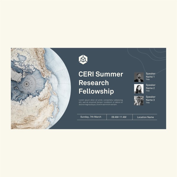 Design by Munir_ titled "Design a Facebook post and event template for global catastrophic risk organisation"