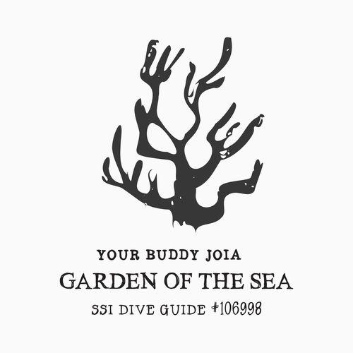 Scuba Diving Stamp Design by Juh  D.