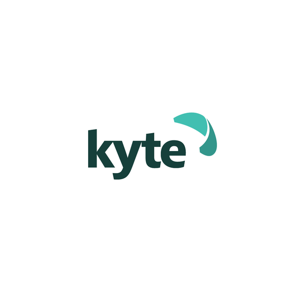 Kite design with the title 'Logo for Kyte'