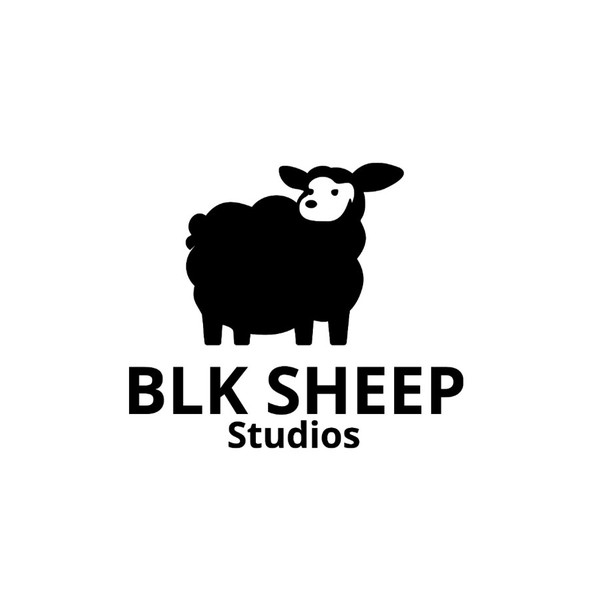 Agency design with the title 'BLK SHEEP Logo'