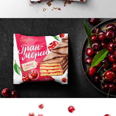 GranMerci cakes, packaging design