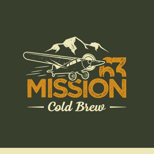 Mission logo with the title 'Logo for cold brew products '