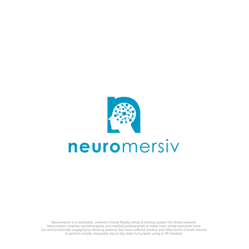 N logo with the title 'Neuromersiv Logo'