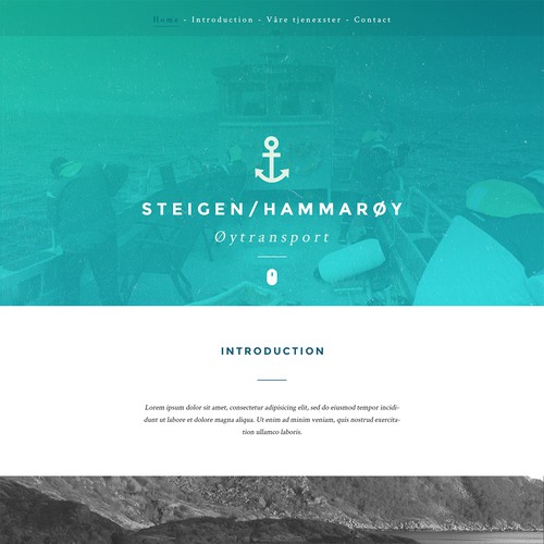 Fresh website with the title 'Arctic boat transportation and tourism in dramatic scenery needs fantastic website'