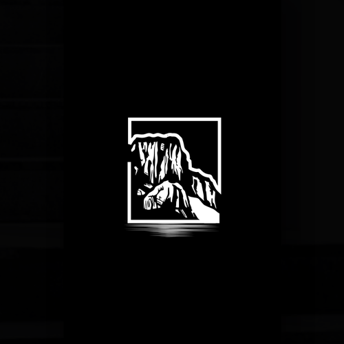 Pond logo with the title 'logo concept for outdoor travel'