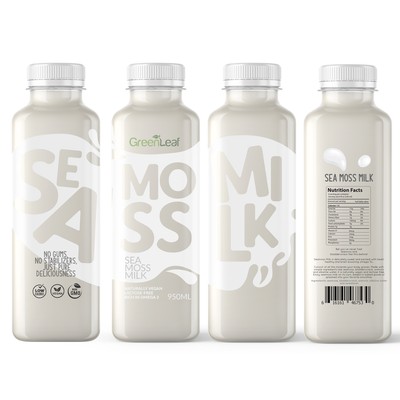Moss milk package design