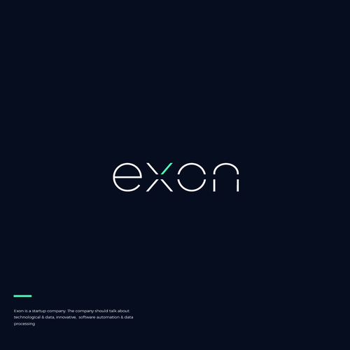 Optical illusion design with the title 'Logo concept for technology logo'