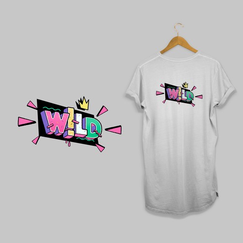 Apparel illustration with the title 'Wild Clothing Illustration '