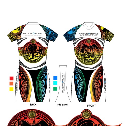 Tribal design with the title 'make bike shirt for event'