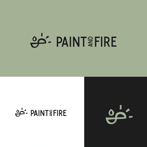 Scandinavian design with the title 'Paint & Fire'