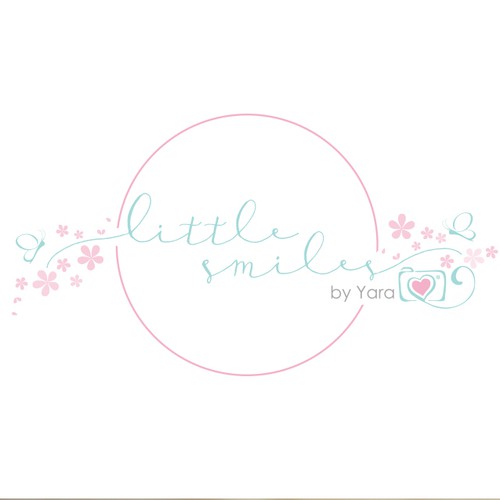 Floral design with the title 'whimsical design for a photographer'